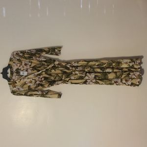 New look tan floral dress size 2X nwt